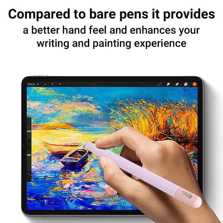 Capa protetora para caneta stylus em silicone com cor contrastante XDcase, Para Apple Pencil Pro / 2, Para Apple Pencil Pro / 2 / 1, Para Apple Pencil USB-C / 3