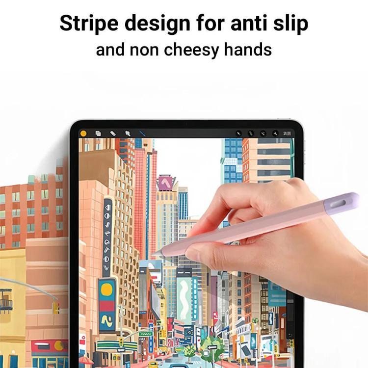 Capa protetora para caneta stylus em silicone com cor contrastante XDcase, Para Apple Pencil Pro / 2, Para Apple Pencil Pro / 2 / 1, Para Apple Pencil USB-C / 3