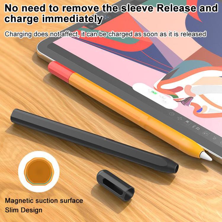 Capa protetora para caneta stylus em silicone com cor contrastante XDcase, Para Apple Pencil Pro / 2, Para Apple Pencil Pro / 2 / 1, Para Apple Pencil USB-C / 3