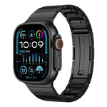Pulseira de Relógio em Aço Inoxidável com Fecho Rápido de Conta Única, para Apple Watch 46mm / 49mm / 45mm / 44mm, para Apple Watch 42mm / 41mm / 40mm / 38mm