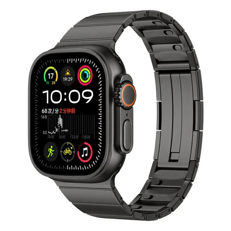 Pulseira de Relógio em Aço Inoxidável com Fecho Rápido de Conta Única, para Apple Watch 46mm / 49mm / 45mm / 44mm, para Apple Watch 42mm / 41mm / 40mm / 38mm