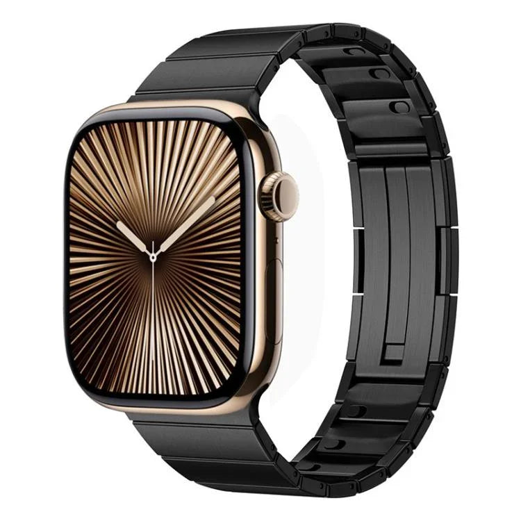 Pulseira de Relógio em Aço Inoxidável com Fecho Rápido de Conta Única, para Apple Watch 46mm / 49mm / 45mm / 44mm, para Apple Watch 42mm / 41mm / 40mm / 38mm