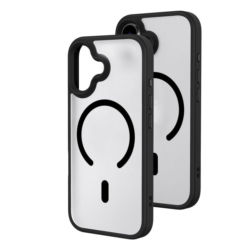 Capa para telemóvel híbrida MagSafe em PC e TPU com sensação de pele e spray de óleo, Para iPhone 17 Pro Max, Para iPhone 17 Pro, Para iPhone 17