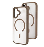 Capa para telemóvel híbrida MagSafe em PC e TPU com sensação de pele e spray de óleo, Para iPhone 17 Pro Max, Para iPhone 17 Pro, Para iPhone 17