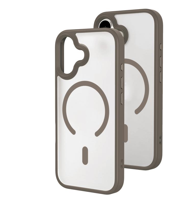 Capa para telemóvel híbrida MagSafe em PC e TPU com sensação de pele e spray de óleo, Para iPhone 17 Pro Max, Para iPhone 17 Pro, Para iPhone 17