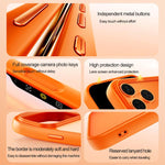Capa para telemóvel híbrida MagSafe em PC e TPU com sensação de pele e spray de óleo, Para iPhone 17 Pro Max, Para iPhone 17 Pro, Para iPhone 17