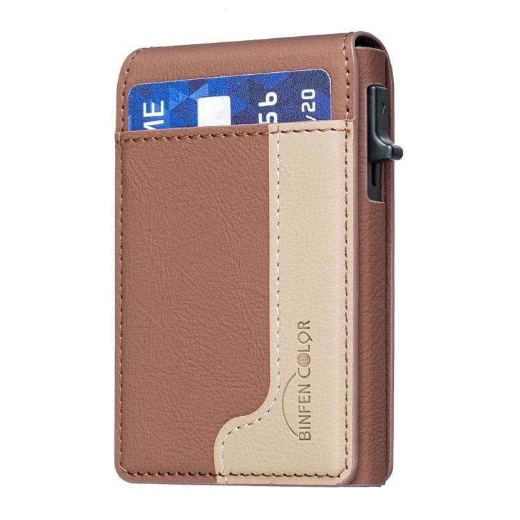 Bolsa de Cartão Magnética de Couro Colorblock BFK28 MagSafe
