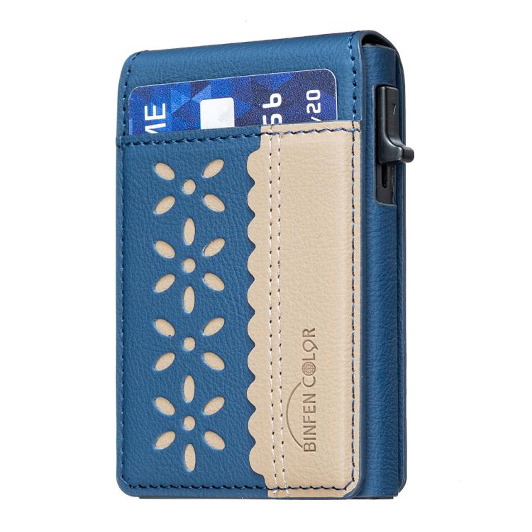 Bolsa de Cartão Magnética de Couro com Flores Colorblock BFK30 Magsafe