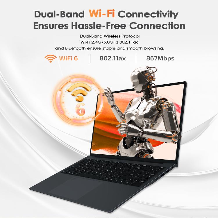 Portátil GXMO T160 16 polegadas Windows 11, 16GB+512GB, Processador AMD Ryzen 5 7430U Hexa Core, Ficha UE, Ficha US, Ficha UK, Ficha AU