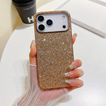 Capa para telemóvel TPU anti-impactos com pó de glitter, Para iPhone 17 Pro Max, Para iPhone 17 Pro, Para iPhone 17, Para iPhone Air