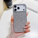 Capa para telemóvel TPU anti-impactos com pó de glitter, Para iPhone 17 Pro Max, Para iPhone 17 Pro, Para iPhone 17, Para iPhone Air