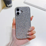 Capa para telemóvel TPU anti-impactos com pó de glitter, Para iPhone 17 Pro Max, Para iPhone 17 Pro, Para iPhone 17, Para iPhone Air