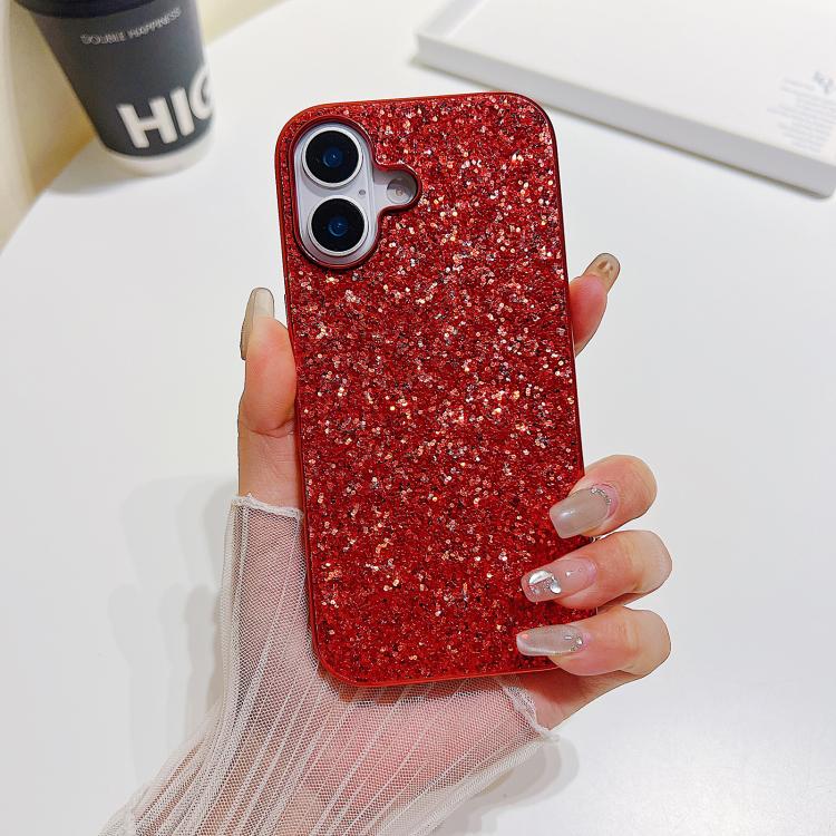 Capa para telemóvel TPU anti-impactos com pó de glitter, Para iPhone 17 Pro Max, Para iPhone 17 Pro, Para iPhone 17, Para iPhone Air