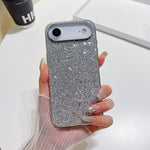 Capa para telemóvel TPU anti-impactos com pó de glitter, Para iPhone 17 Pro Max, Para iPhone 17 Pro, Para iPhone 17, Para iPhone Air