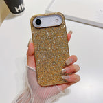 Capa para telemóvel TPU anti-impactos com pó de glitter, Para iPhone 17 Pro Max, Para iPhone 17 Pro, Para iPhone 17, Para iPhone Air