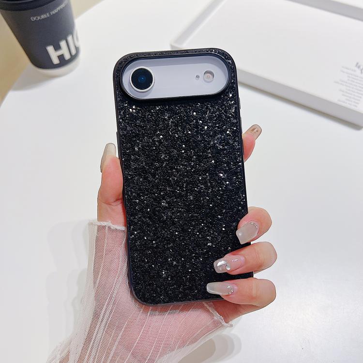 Capa para telemóvel TPU anti-impactos com pó de glitter, Para iPhone 17 Pro Max, Para iPhone 17 Pro, Para iPhone 17, Para iPhone Air