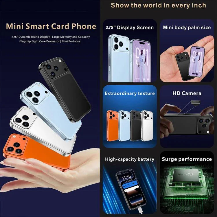 Melrose S17 Pro Mini, 4GB+64GB, 3,75 polegadas Android 12.0 MTK6765 Octa Core, Rede: 4G, Dual SIM, Suporte Google Play