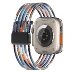 Pulseira de Relógio em Nylon Respirável Estilo Linha de Peixe, para Apple Watch 46mm / 49mm / 45mm / 44mm, para Apple Watch S11 42mm / 41mm / 40mm / 38mm