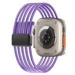 Pulseira de Relógio em Nylon Respirável Estilo Linha de Peixe, para Apple Watch 46mm / 49mm / 45mm / 44mm, para Apple Watch S11 42mm / 41mm / 40mm / 38mm