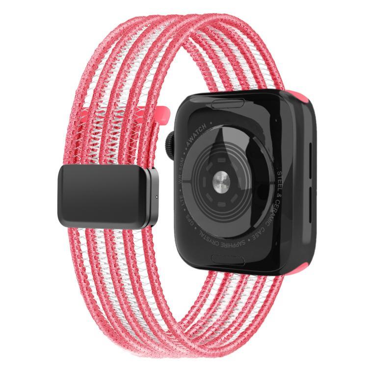 Pulseira de Relógio em Nylon Respirável Estilo Linha de Peixe, para Apple Watch 46mm / 49mm / 45mm / 44mm, para Apple Watch S11 42mm / 41mm / 40mm / 38mm