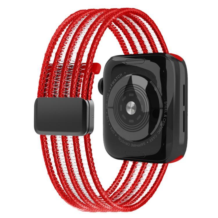 Pulseira de Relógio em Nylon Respirável Estilo Linha de Peixe, para Apple Watch 46mm / 49mm / 45mm / 44mm, para Apple Watch S11 42mm / 41mm / 40mm / 38mm