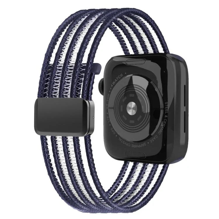 Pulseira de Relógio em Nylon Respirável Estilo Linha de Peixe, para Apple Watch 46mm / 49mm / 45mm / 44mm, para Apple Watch S11 42mm / 41mm / 40mm / 38mm