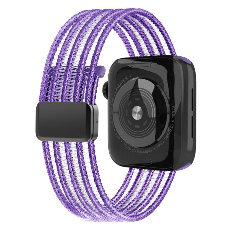 Pulseira de Relógio em Nylon Respirável Estilo Linha de Peixe, para Apple Watch 46mm / 49mm / 45mm / 44mm, para Apple Watch S11 42mm / 41mm / 40mm / 38mm