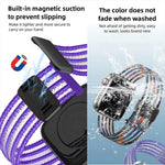 Pulseira de Relógio em Nylon Respirável Estilo Linha de Peixe, para Apple Watch 46mm / 49mm / 45mm / 44mm, para Apple Watch S11 42mm / 41mm / 40mm / 38mm