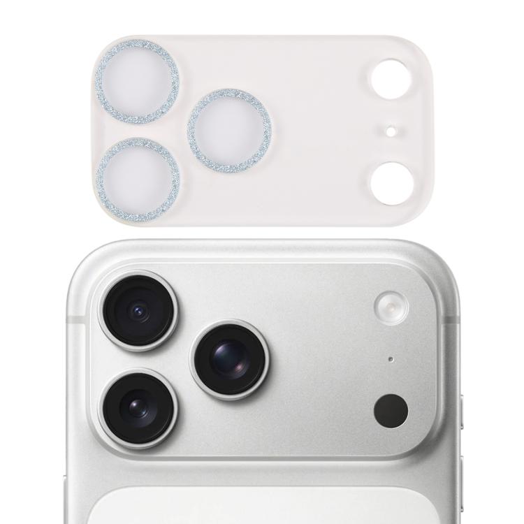 Filme de Vidro Temperado com Anel Brilhante para Lente de Câmara, Para iPhone 17 Pro Max, Para iPhone 17 Pro