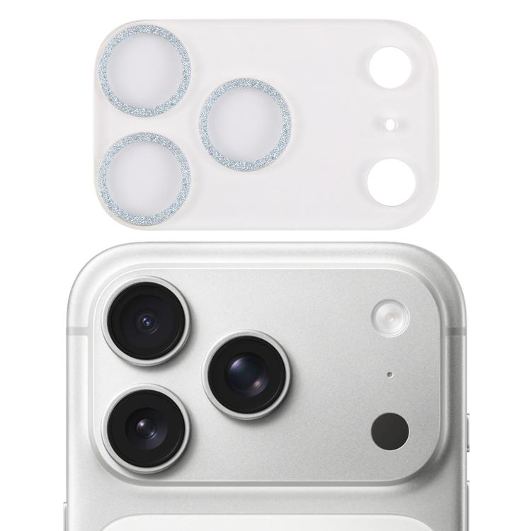 Filme de Vidro Temperado com Anel Brilhante para Lente de Câmara, Para iPhone 17 Pro Max, Para iPhone 17 Pro