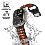 Pulseira de Relógio Desportiva em Silicone Bicolor Respirável xDfind, para Apple Watch 46mm / 49mm / 45mm / 44mm