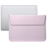 Mala envelope ultrafina em pele PU com função de suporte, para MacBook Air / Pro 11 polegadas, para MacBook Air / Pro 13 polegadas, para MacBook Air / Pro 15 polegadas