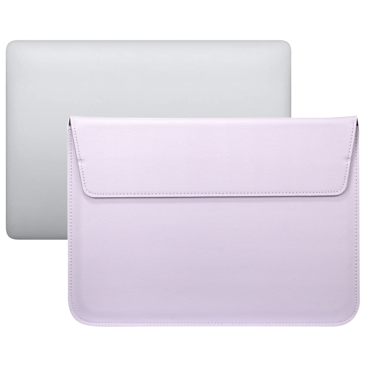 Mala envelope ultrafina em pele PU com função de suporte, para MacBook Air / Pro 11 polegadas, para MacBook Air / Pro 13 polegadas, para MacBook Air / Pro 15 polegadas