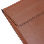 Mala envelope ultrafina em pele PU com função de suporte, para MacBook Air / Pro 11 polegadas, para MacBook Air / Pro 13 polegadas, para MacBook Air / Pro 15 polegadas