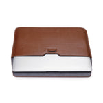 Mala envelope ultrafina em pele PU com função de suporte, para MacBook Air / Pro 11 polegadas, para MacBook Air / Pro 13 polegadas, para MacBook Air / Pro 15 polegadas