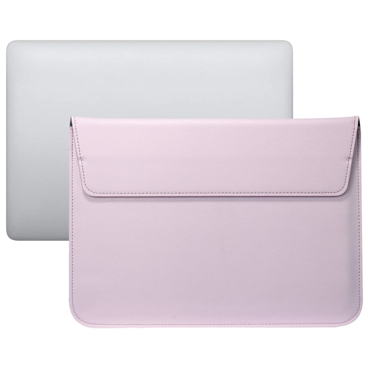 Mala envelope ultrafina em pele PU com função de suporte, para MacBook Air / Pro 11 polegadas, para MacBook Air / Pro 13 polegadas, para MacBook Air / Pro 15 polegadas