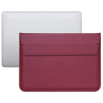 Mala envelope ultrafina em pele PU com função de suporte, para MacBook Air / Pro 11 polegadas, para MacBook Air / Pro 13 polegadas, para MacBook Air / Pro 15 polegadas