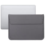 Mala envelope ultrafina em pele PU com função de suporte, para MacBook Air / Pro 11 polegadas, para MacBook Air / Pro 13 polegadas, para MacBook Air / Pro 15 polegadas