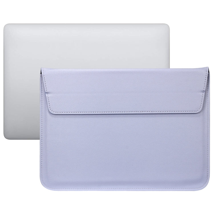 Mala envelope ultrafina em pele PU com função de suporte, para MacBook Air / Pro 11 polegadas, para MacBook Air / Pro 13 polegadas, para MacBook Air / Pro 15 polegadas