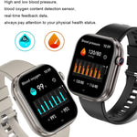 T99 Relógio Inteligente com Ecrã Quadrado de 2,02 polegadas e Auricular Bluetooth 2 em 1 IP67 à Prova de Água, Suporta Monitorização de Oxigénio no Sangue