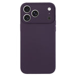 Capa para telemóvel em silicone líquido de cor pura com poros finos, Para iPhone 17 Pro
