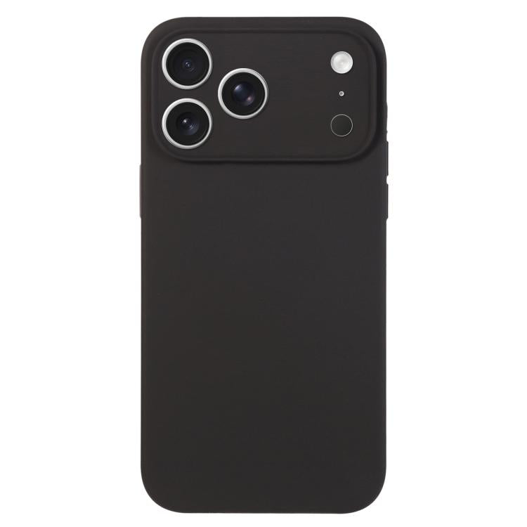 Capa para telemóvel em silicone líquido de cor pura com poros finos, Para iPhone 17 Pro