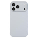 Capa para telemóvel em silicone líquido de cor pura com poros finos, Para iPhone 17 Pro