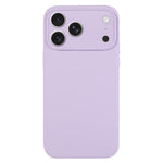Capa para telemóvel em silicone líquido de cor pura com poros finos, Para iPhone 17 Pro