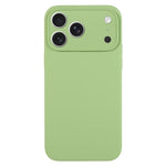 Capa para telemóvel em silicone líquido de cor pura com poros finos, Para iPhone 17 Pro