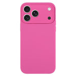 Capa para telemóvel em silicone líquido de cor pura com poros finos, Para iPhone 17 Pro