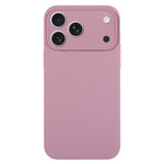 Capa para telemóvel em silicone líquido de cor pura com poros finos, Para iPhone 17 Pro