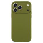 Capa para telemóvel em silicone líquido de cor pura com poros finos, Para iPhone 17 Pro