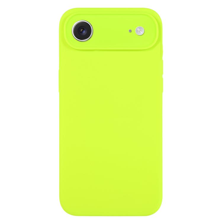Capa de Telefone em Silicone Líquido de Cor Pura com Poros Finos, Para iPhone Air