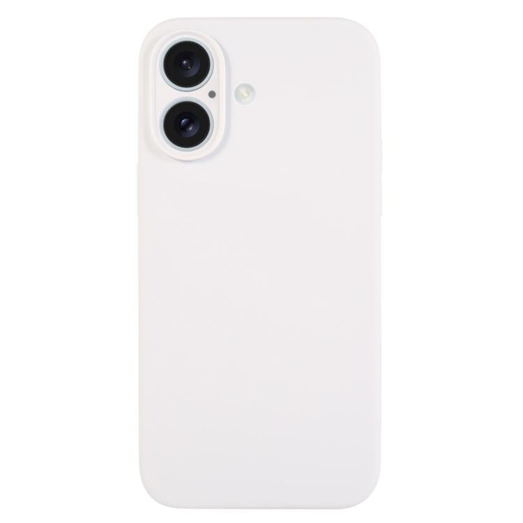Capa para telemóvel em silicone líquido de cor pura com poros finos, Para iPhone 17